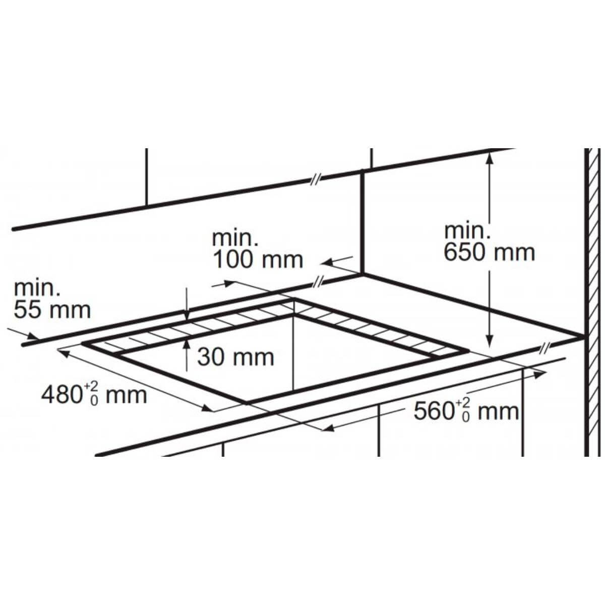 Варочная поверхность газовая ELECTROLUX GME363LW
