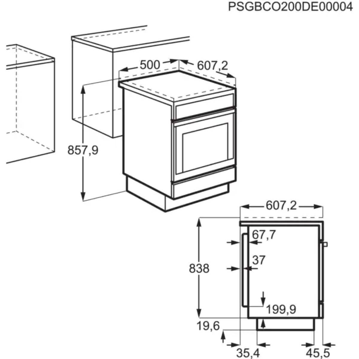 Плита кухонная комбинированная ELECTROLUX RKK520200X