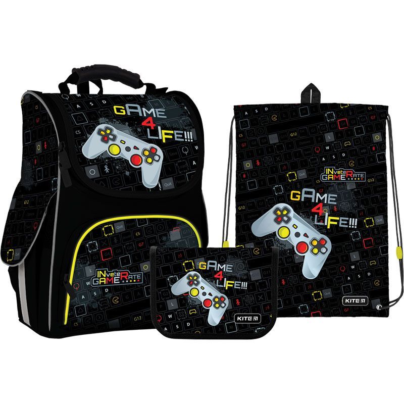 Набор рюкзак+пенал+сумка для об. Kite 501S Game 4 Life