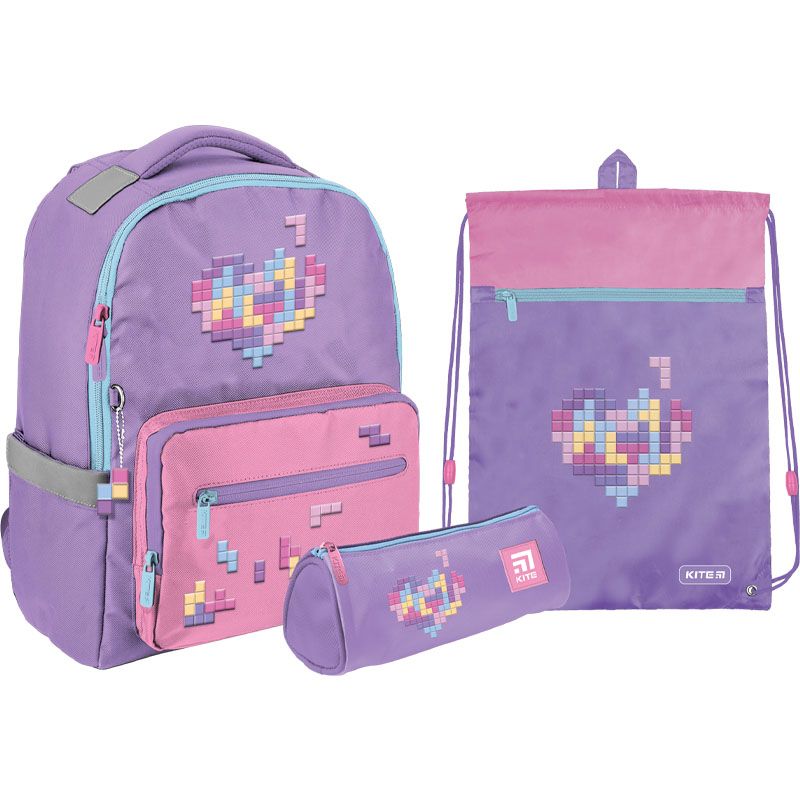 Набор рюкзак+пенал+сумка для об. Kite 770M Tetris