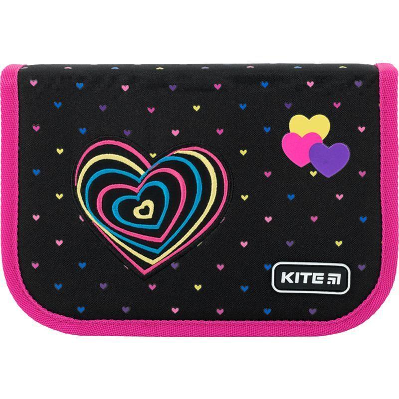 Пенал Kite 1 отд., 2 отв., без наполнения 622 Hearts