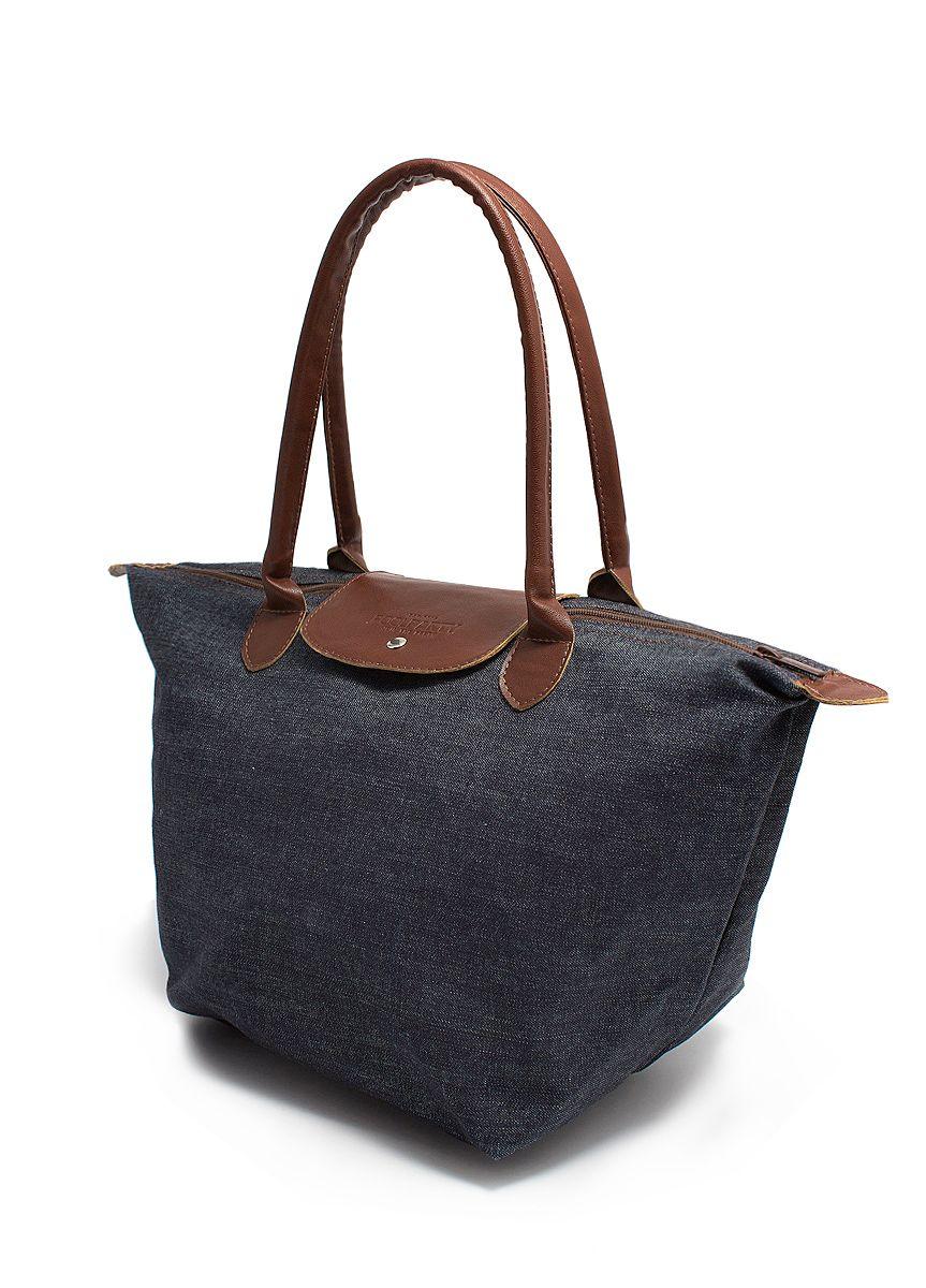 Джинсовая сумка POOLPARTY с клапаном