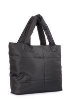 Дутая стеганая сумка POOLPARTY Fluffy черная