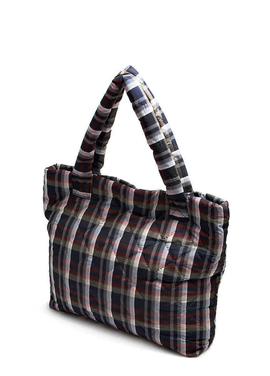 Дутая сумка POOLPARTY в клетку