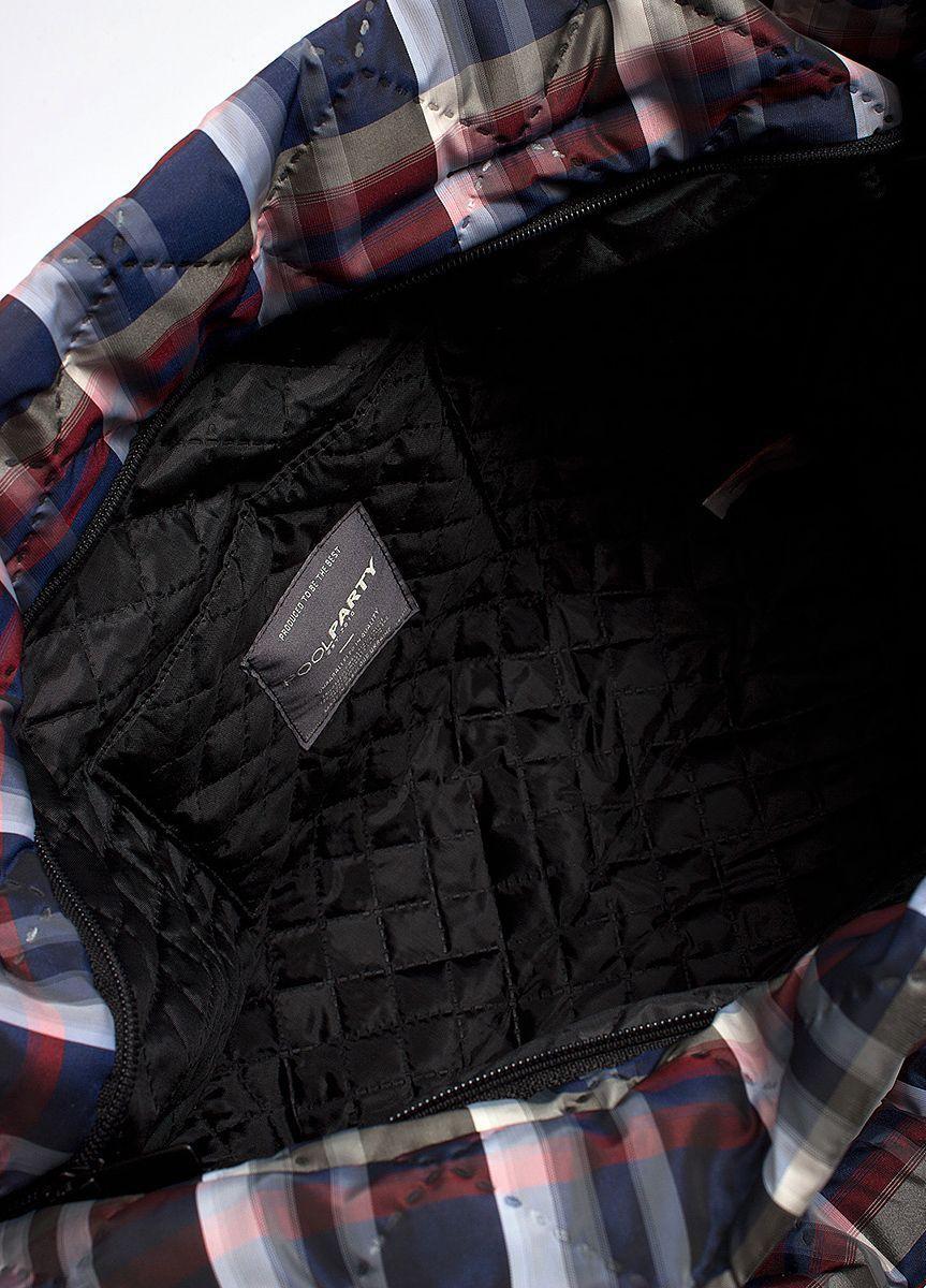 Дутая сумка POOLPARTY в клетку