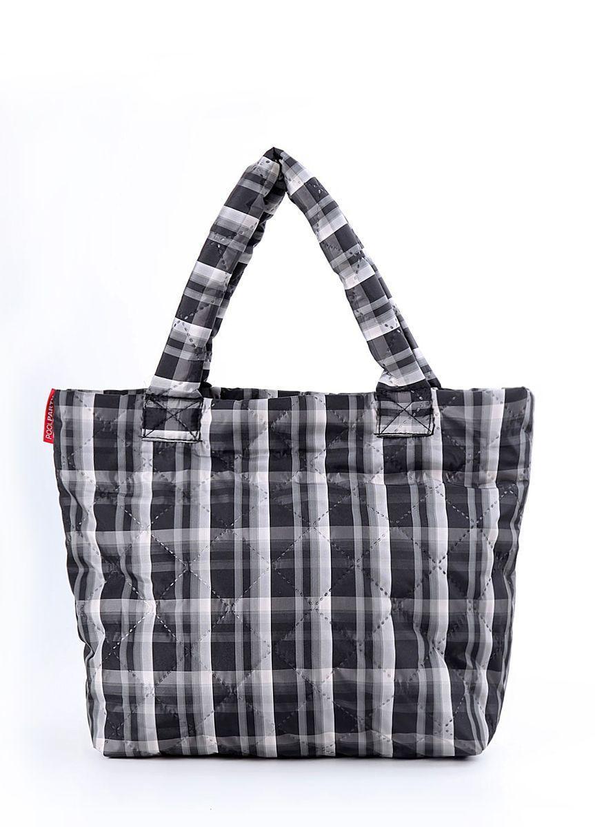 Дутая сумка POOLPARTY в клетку