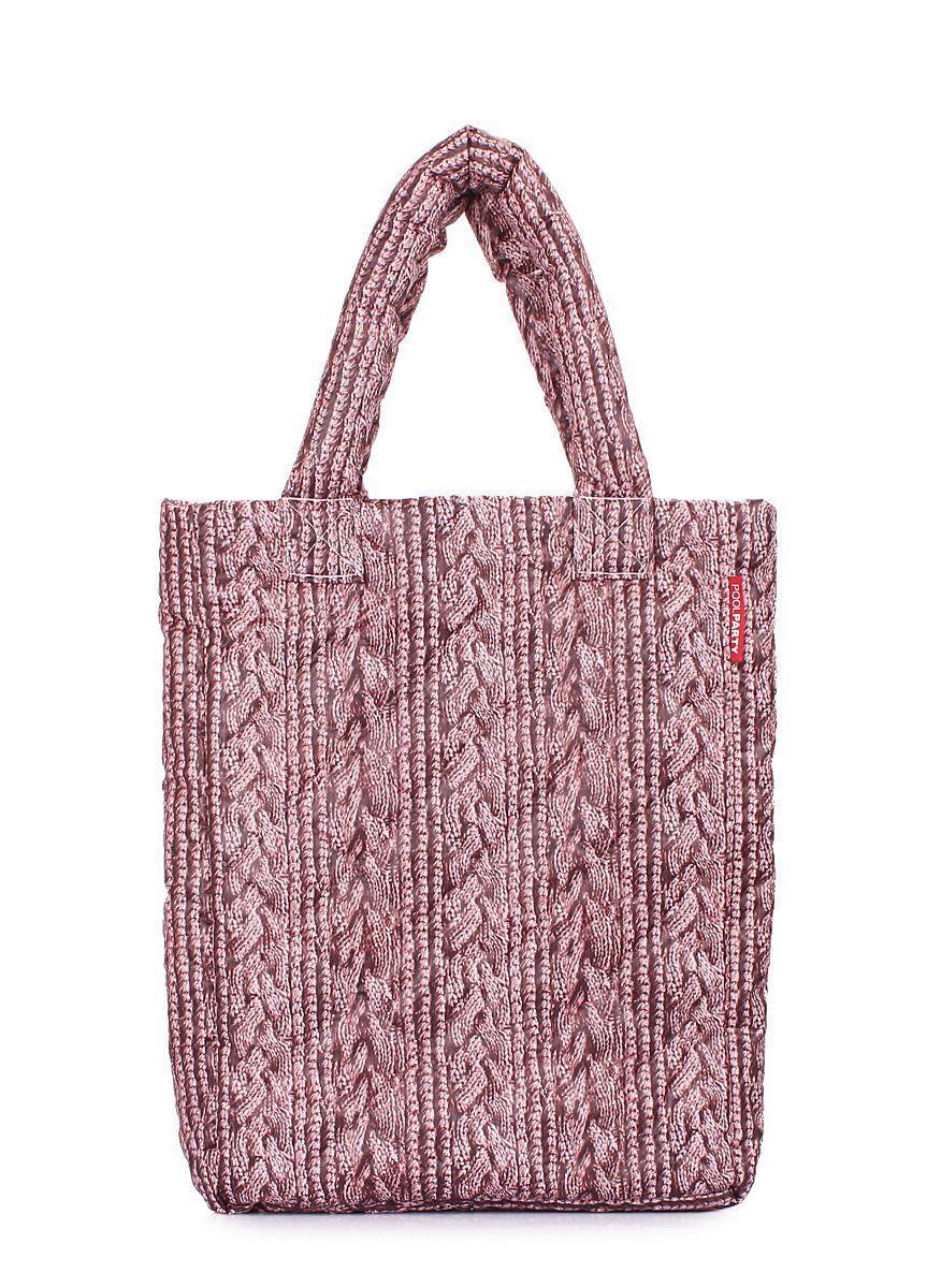 Дутая сумка POOLPARTY с вязкой