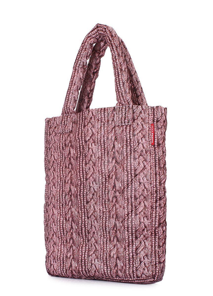 Дутая сумка POOLPARTY с вязкой