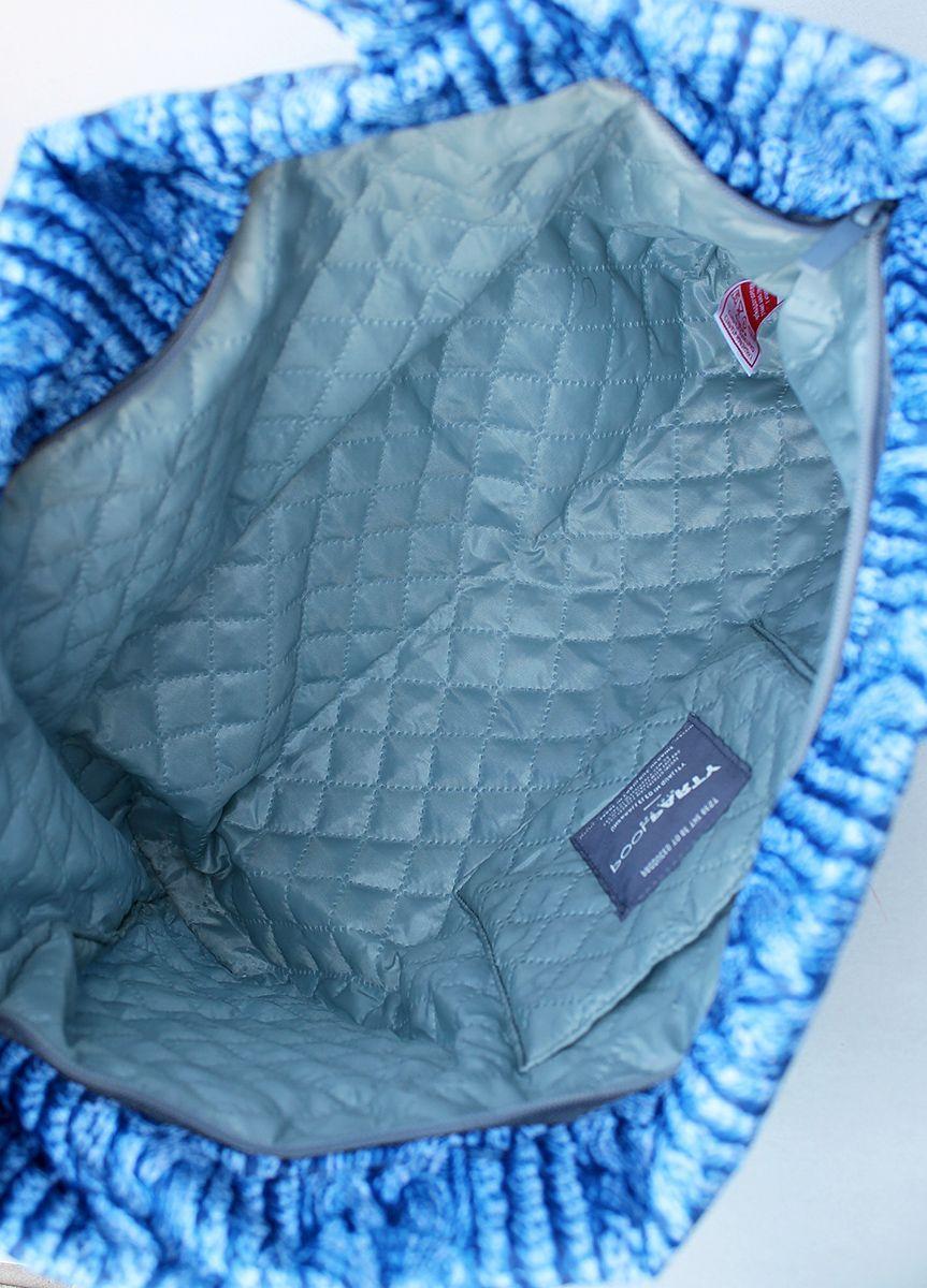 Дутая сумка POOLPARTY с вязкой