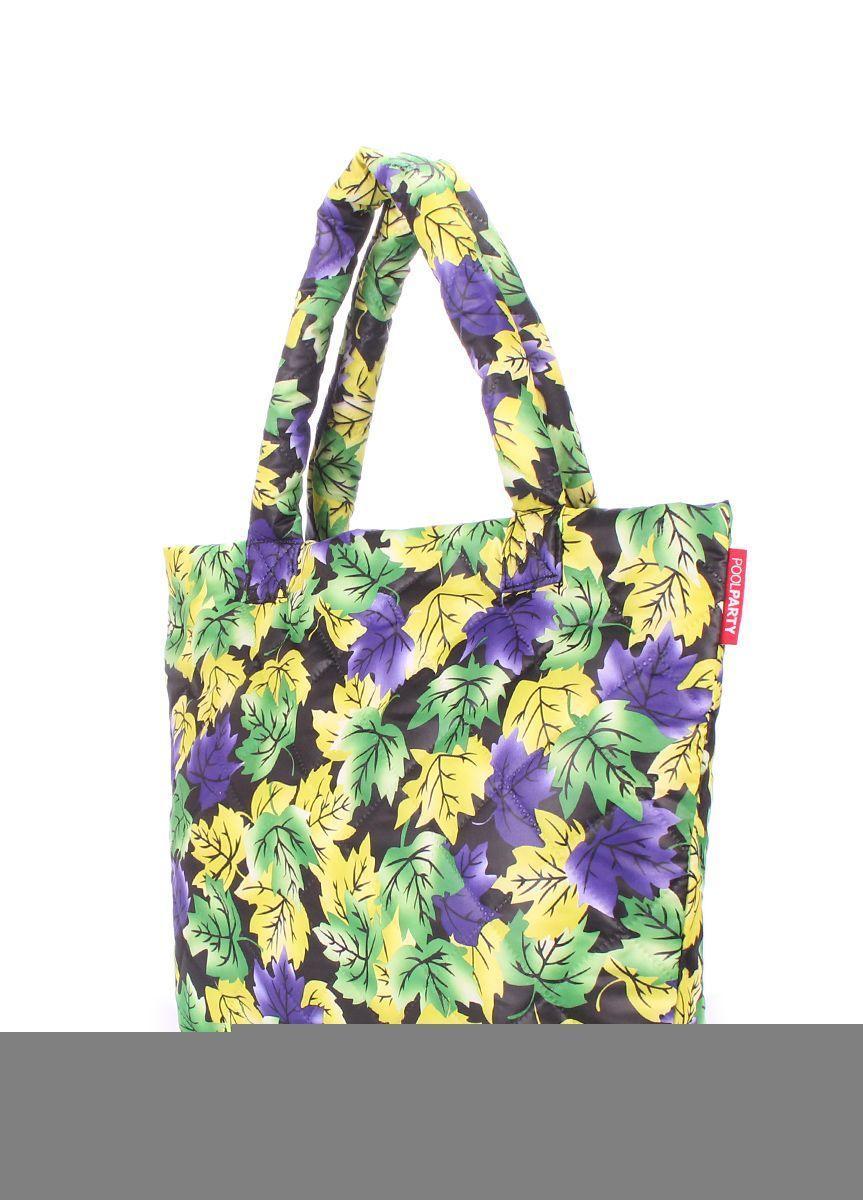 Дутая сумка POOLPARTY с осенними листьями