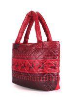 Дутая сумка POOLPARTY с северным орнаментом