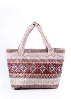 Дутая сумка POOLPARTY с северным орнаментом