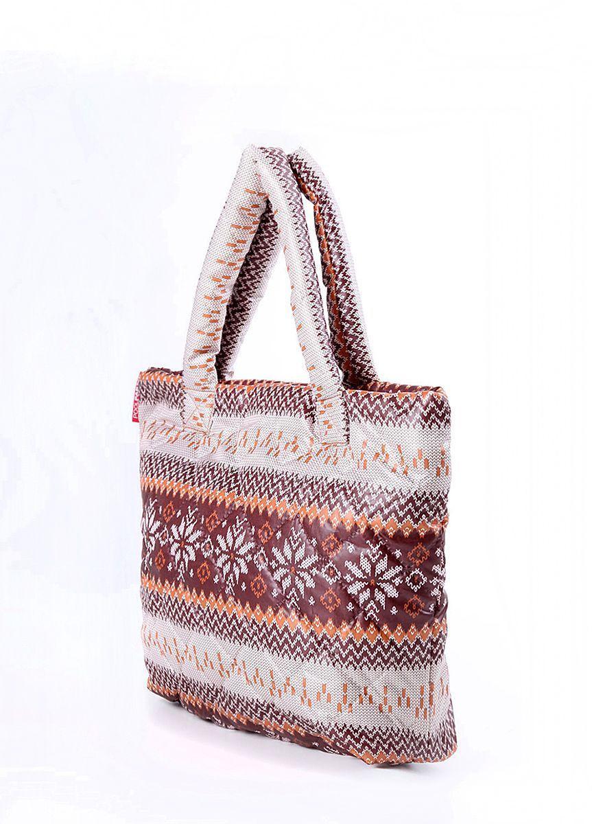 Дутая сумка POOLPARTY с северным орнаментом