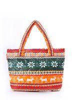 Дутая сумка POOLPARTY с северным орнаментом