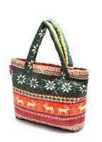 Дутая сумка POOLPARTY с северным орнаментом