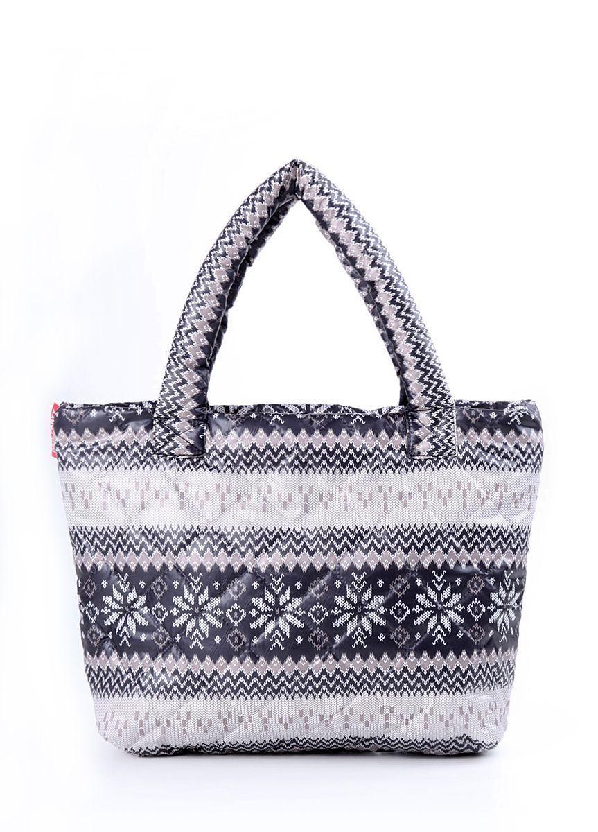 Дутая сумка POOLPARTY с северным орнаментом