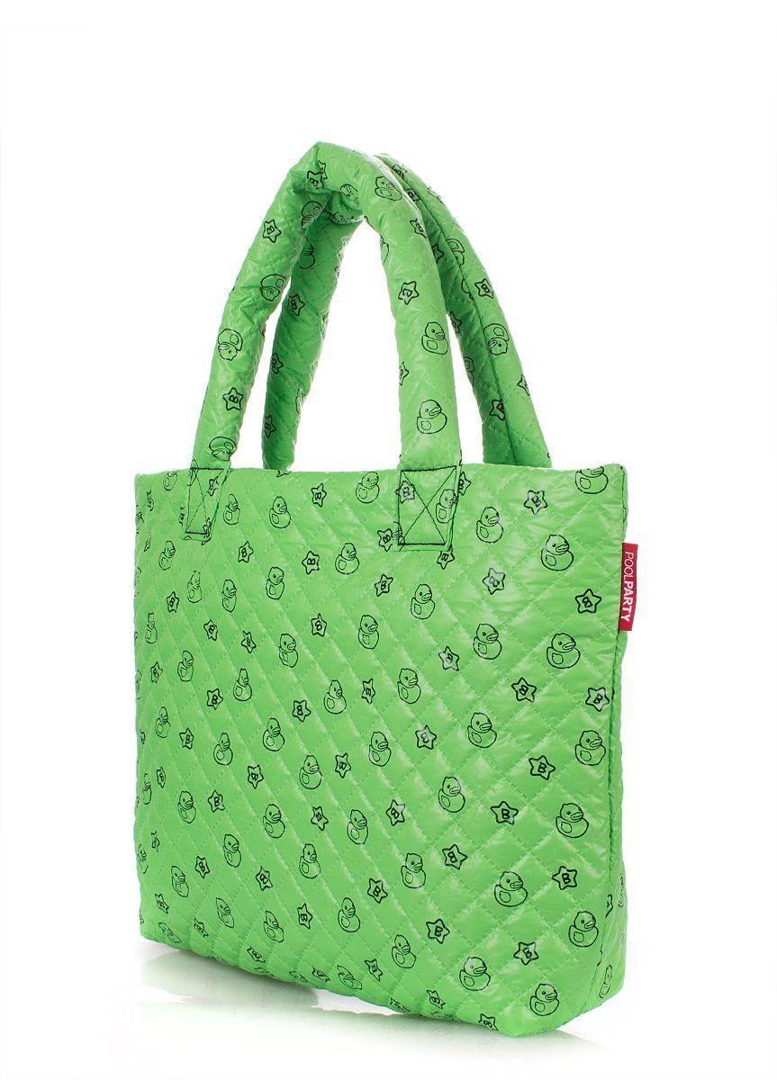 Дутая сумка POOLPARTY с уточками