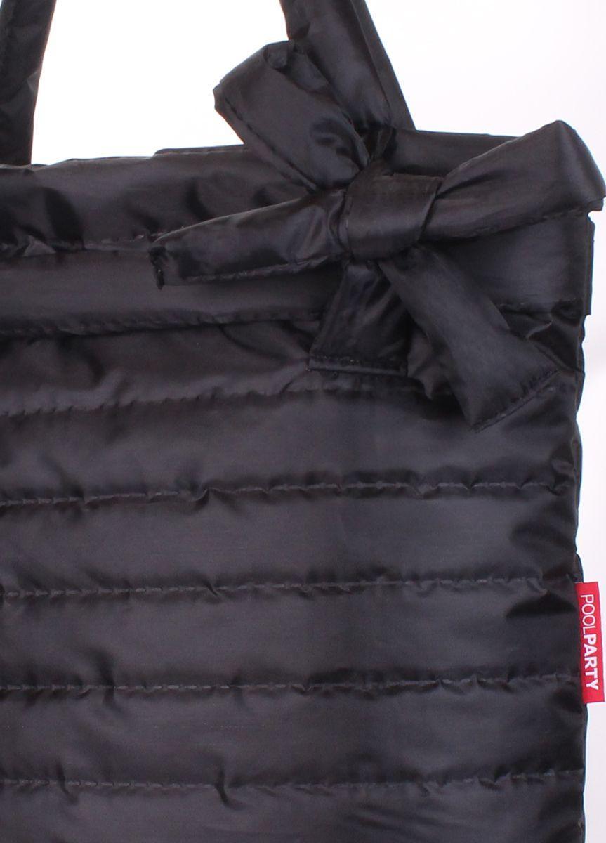 Дутая сумка POOLPARTY черная