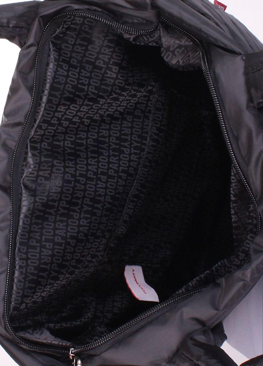 Дутая сумка POOLPARTY черная