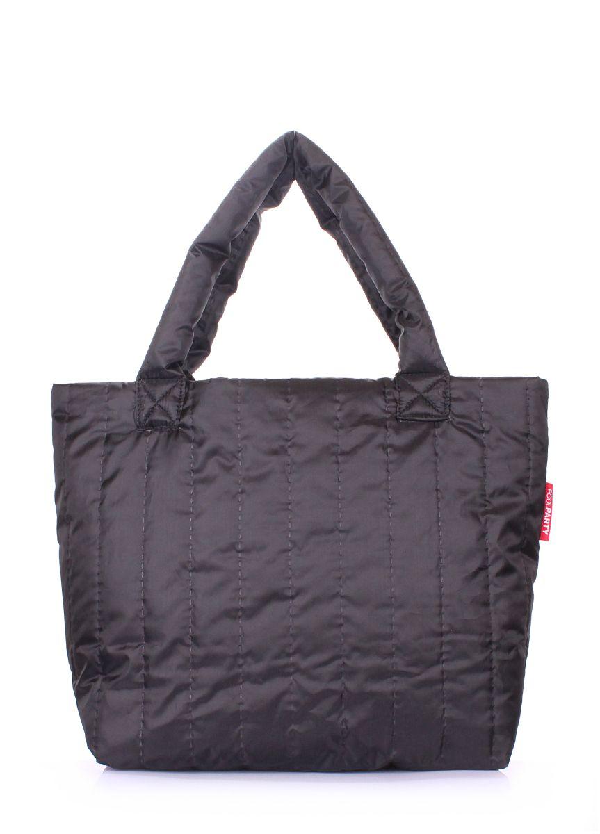 Дутая сумка POOLPARTY черная