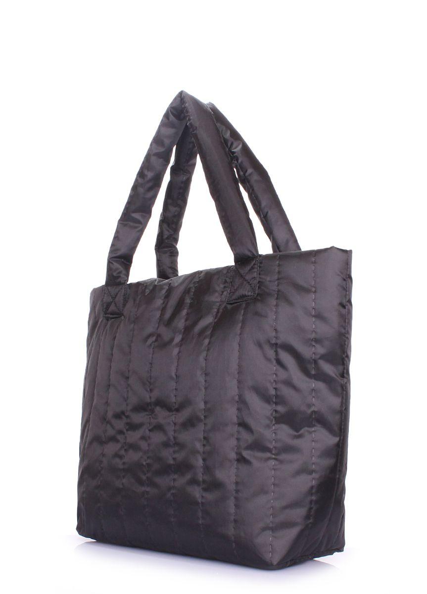 Дутая сумка POOLPARTY черная