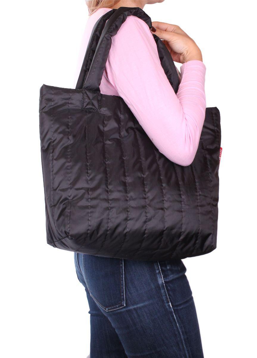 Дутая сумка POOLPARTY черная