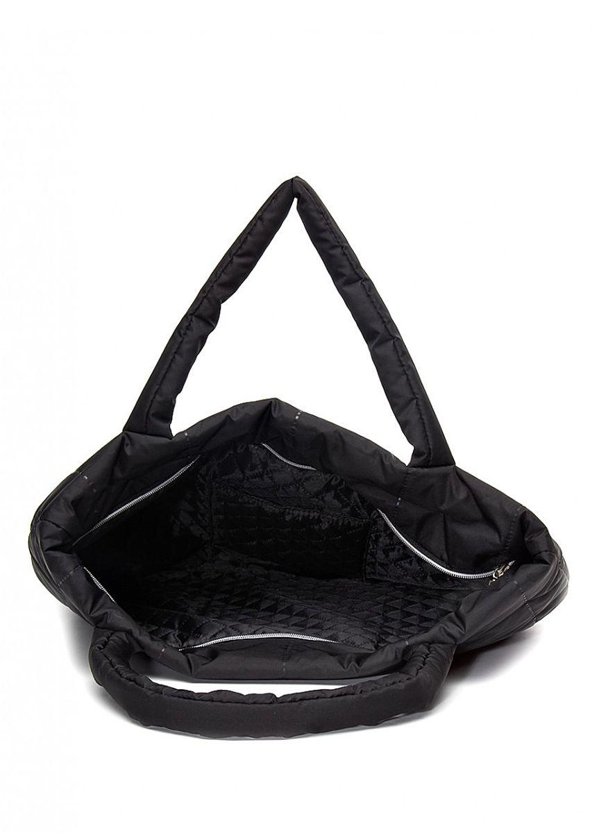 Дутая сумка POOLPARTY черная