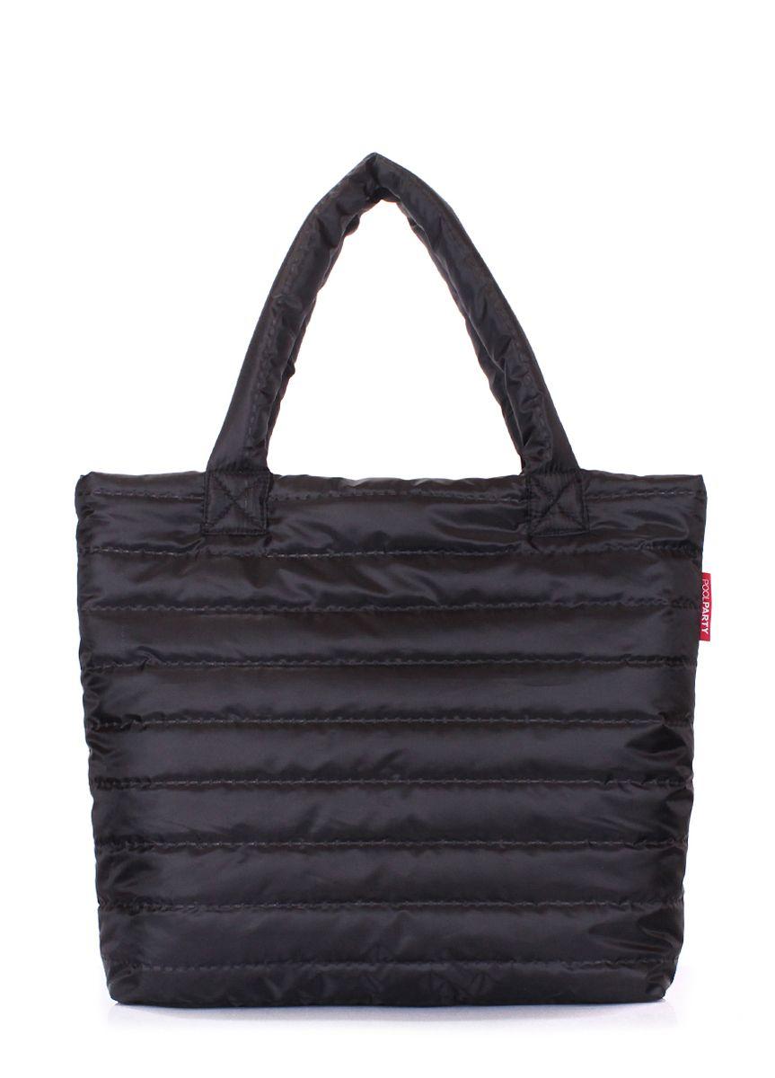 Дутая сумка POOLPARTY черная