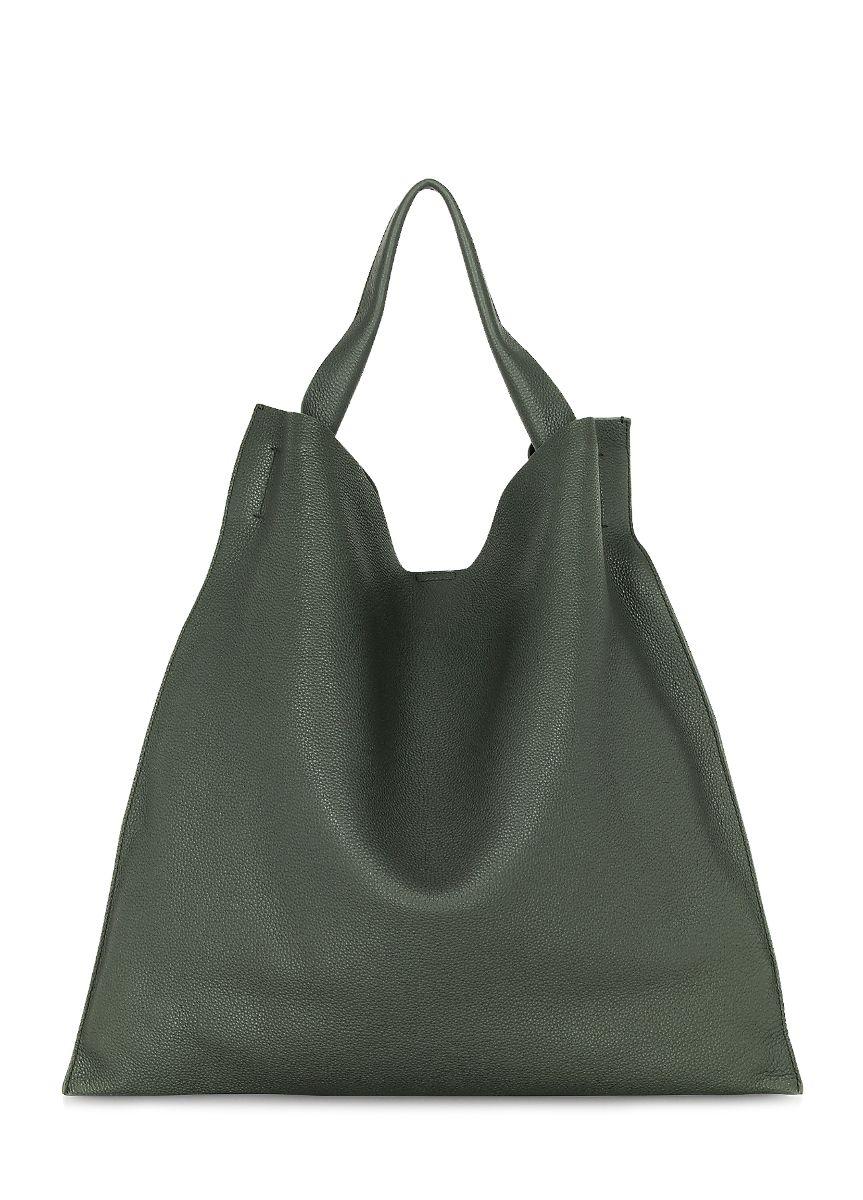 Женская кожаная сумка POOLPARTY Bohemia зеленая