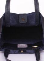 Женская кожаная сумка POOLPARTY Iconic синяя