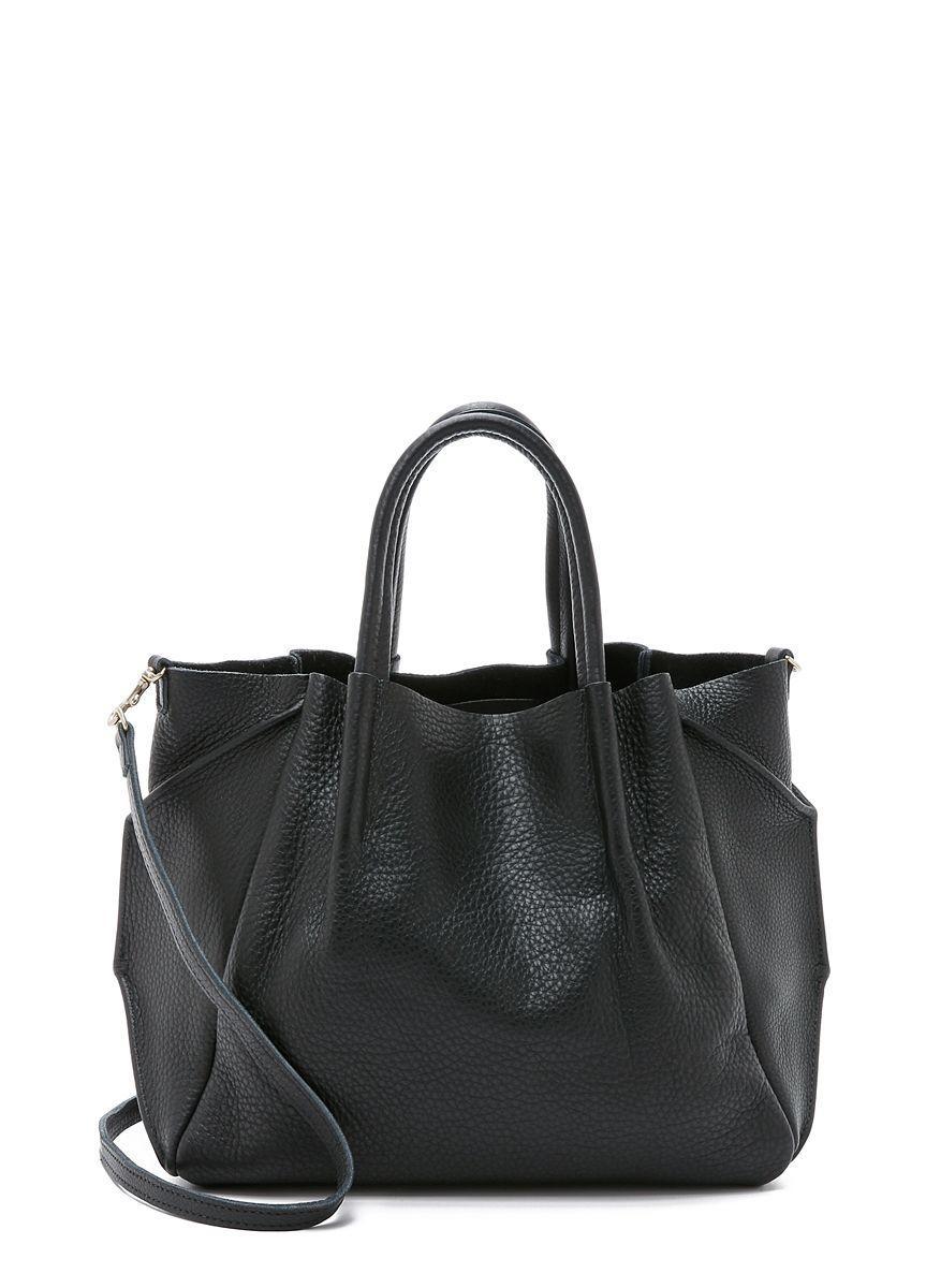 Женская кожаная сумка POOLPARTY Soho Remix черная