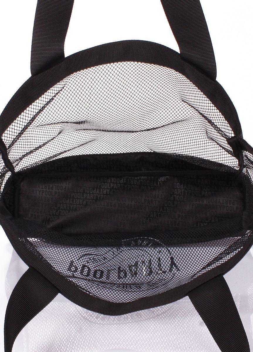 Женская сетчатая сумка POOLPARTY черная
