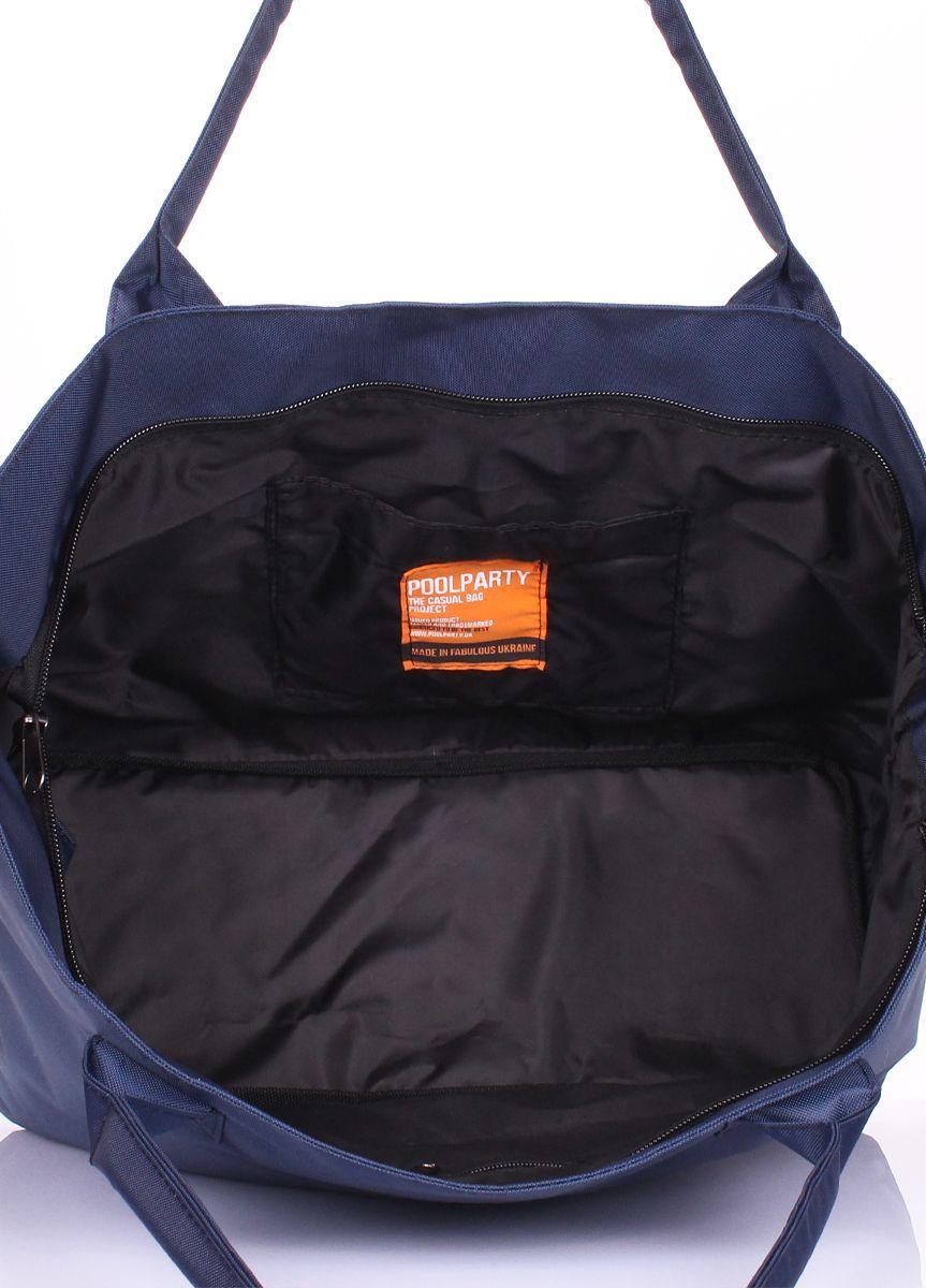 Женская текстильная сумка POOLPARTY Future синяя