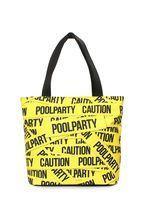 Женская текстильная сумка POOLPARTY Select с принтом CAUTION