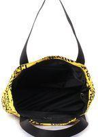 Женская текстильная сумка POOLPARTY Select с принтом CAUTION