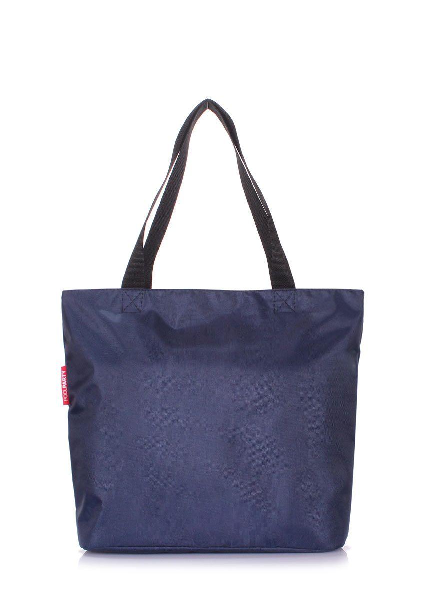 Женская текстильная сумка POOLPARTY Select синяя