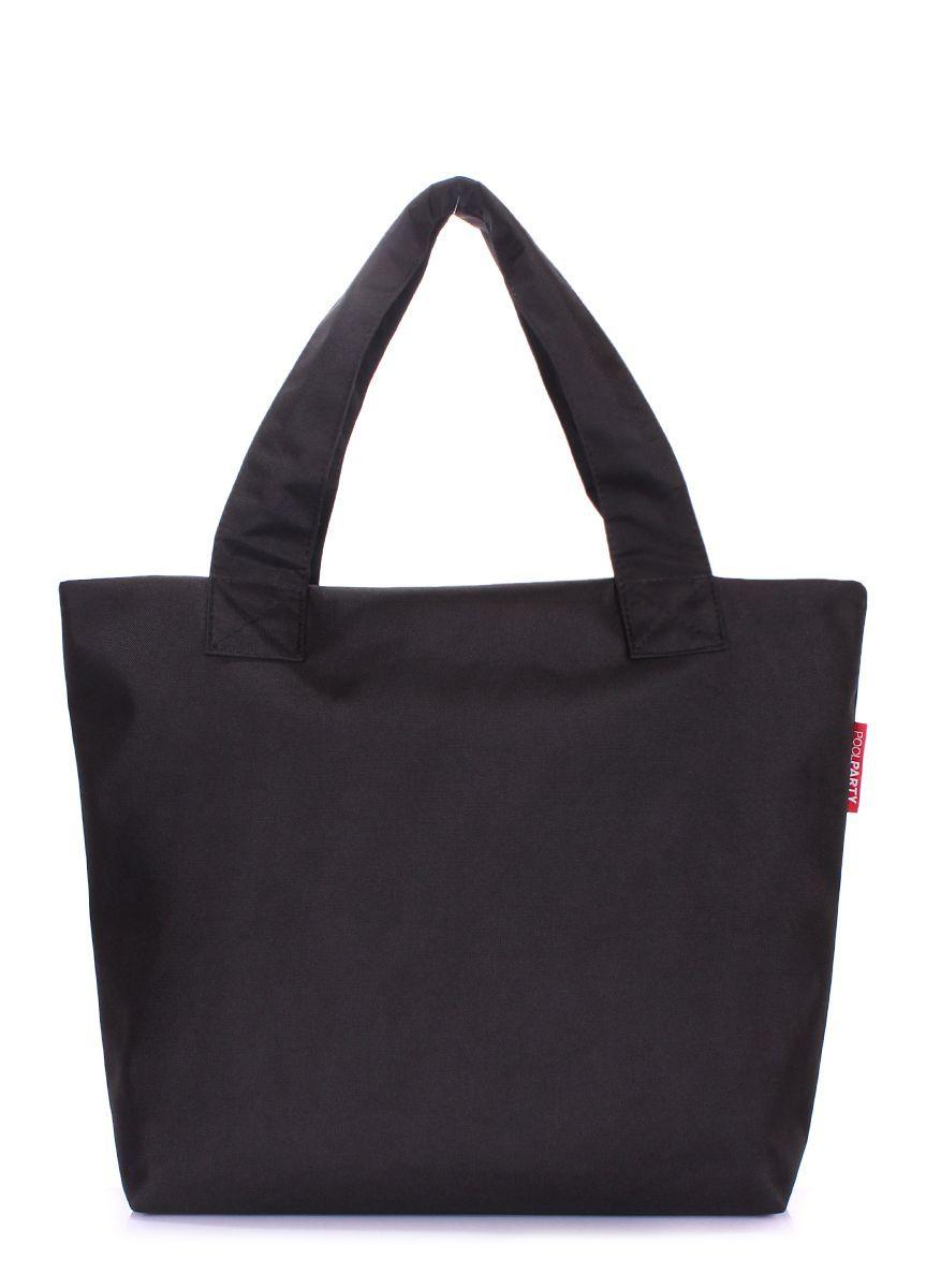 Женская текстильная сумка POOLPARTY черная
