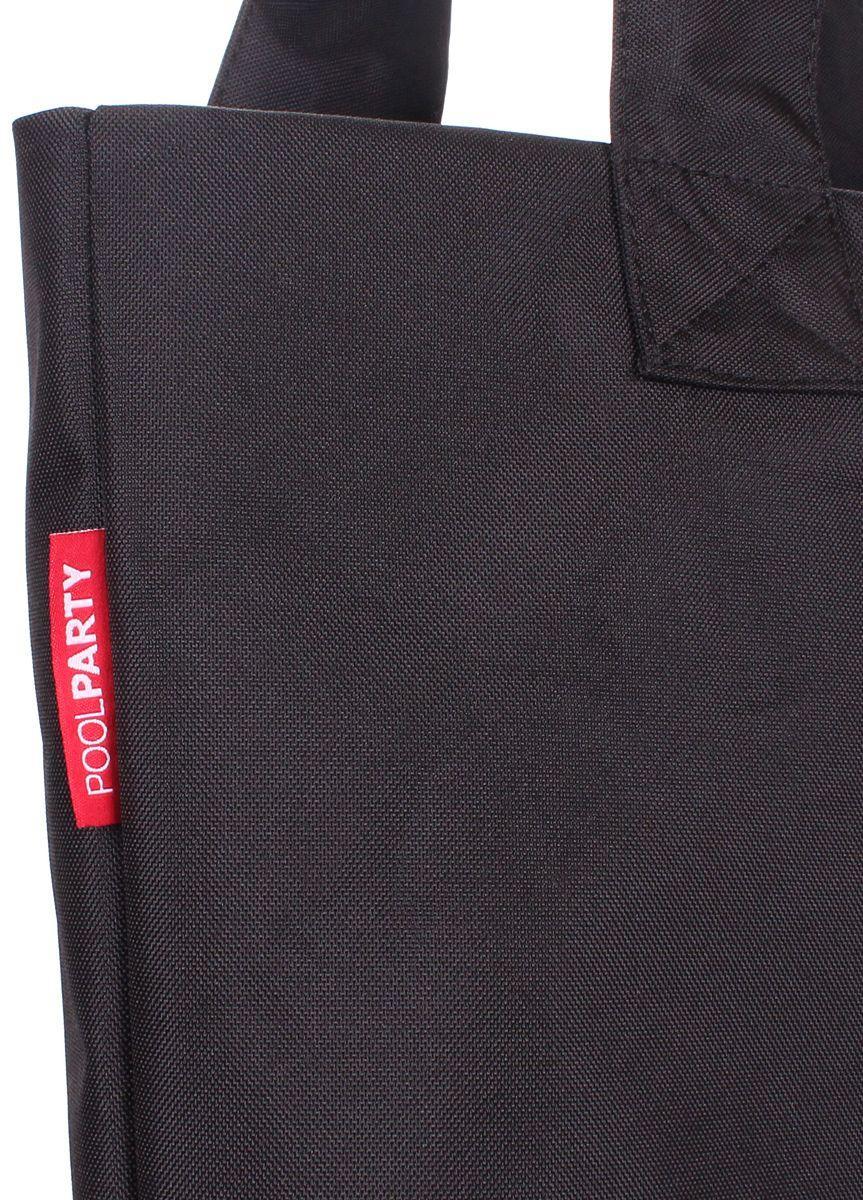 Женская текстильная сумка POOLPARTY черная