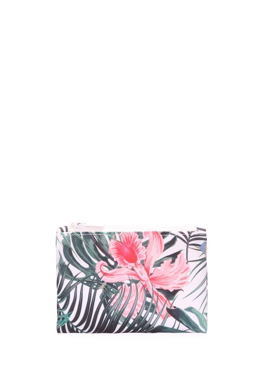 Женский текстильный кошелек POOLPARTY Keep с тропическим принтом