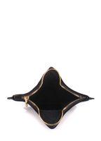 Кожаная косметичка-клатч POOLPARTY STAR черная