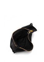 Кожаная косметичка-клатч POOLPARTY черная