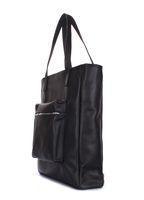 Кожаная сумка POOLPARTY Spirit черная