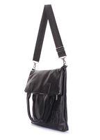 Кожаная сумка POOLPARTY черная