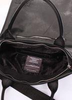 Кожаная сумка POOLPARTY черная