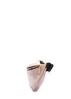 Кожаная сумка-бананка POOLPARTY золотая