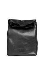 Кожаная сумка-клатч POOLPARTY Lunchbox черная