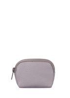 Кожаный кошелек для монет POOLPARTY серый