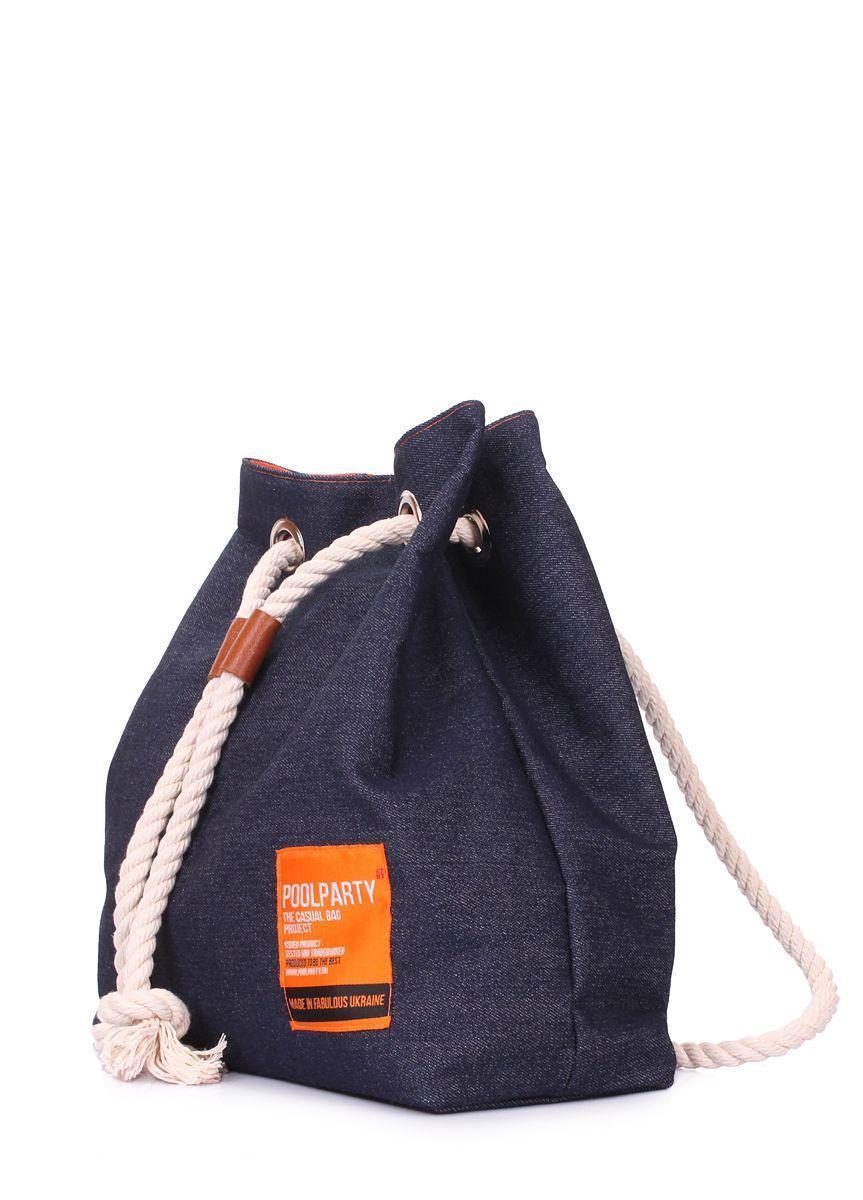 Летний рюкзак POOLPARTY Pack джинсовый