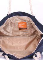 Летняя сумка POOLPARTY Breeze с якорем синяя