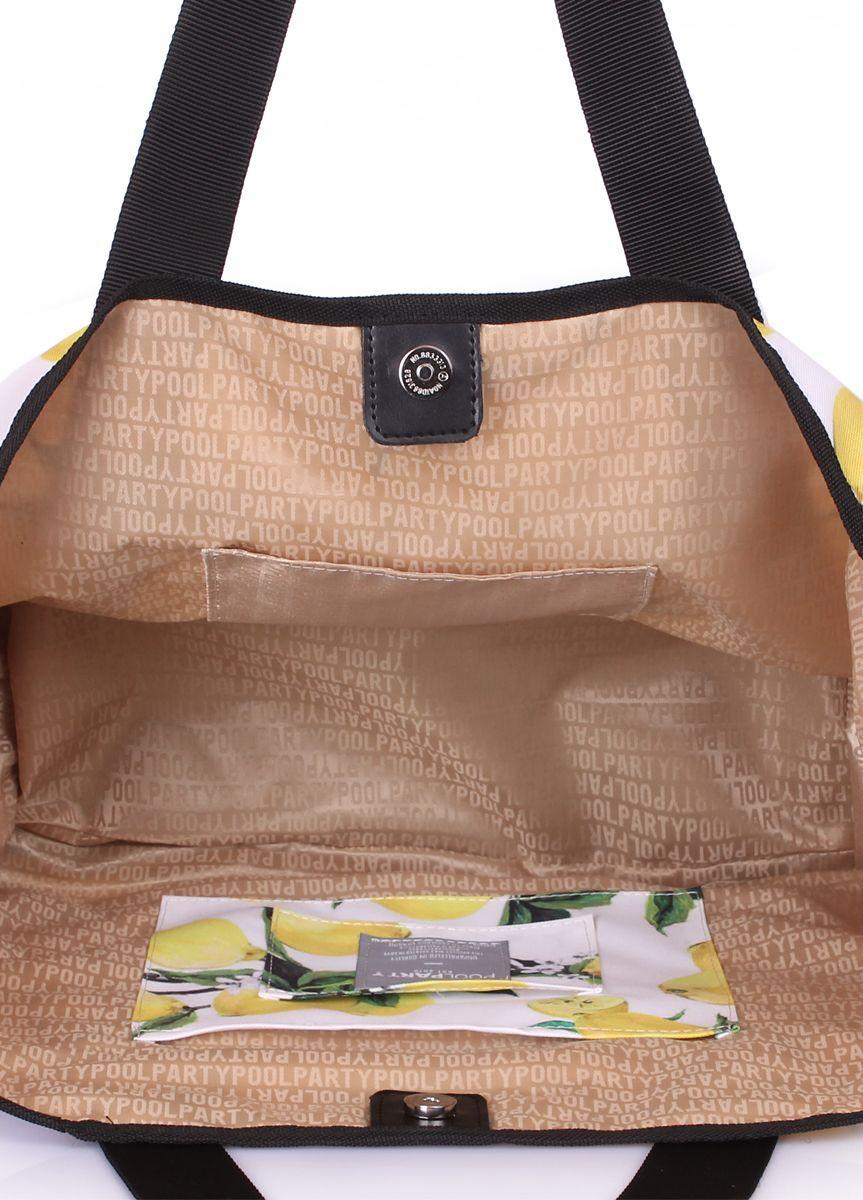Летняя сумка POOLPARTY Laguna с лимонами